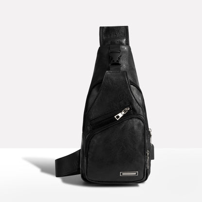 Classy Leather Anti-Theft Crossbody Bag