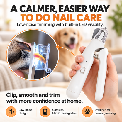 2 In 1 Dog Nail Clippers (Grinder And Clippers)