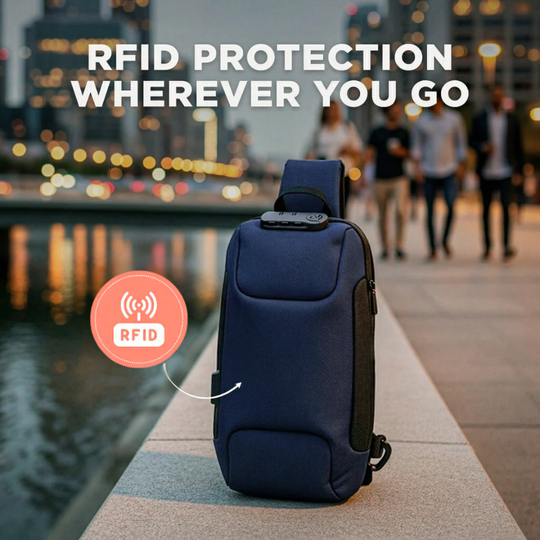 Anti-Theft Crossbody Charging Bag